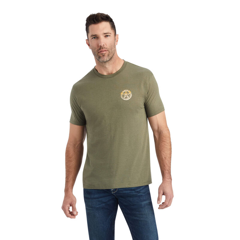 Ariat T-Shirts Herren - Star Grün ( NGULP-0271 )